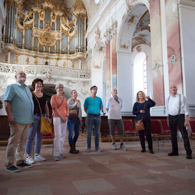 Führung in der Abteikirche Amorbach